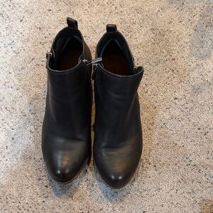 Lucky Brand Black Ankle Booties